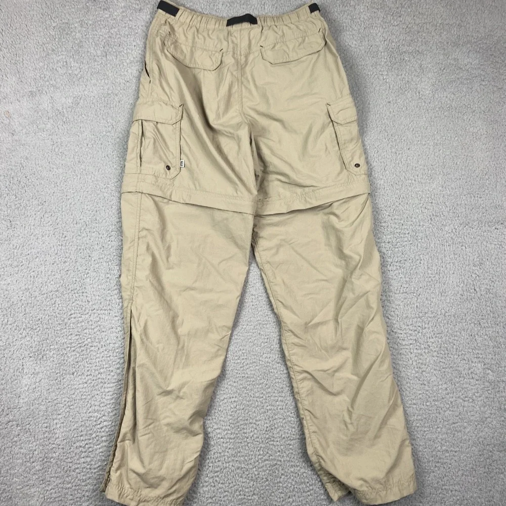REI Mens Green Nylon Cargo Convertible Hiking Pants UPF 50+ Small 32 Inseam - Picture 8 of 10